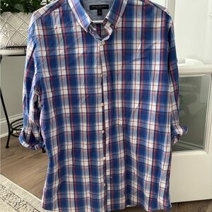 Arrow Men's Blue Plaid Shirt